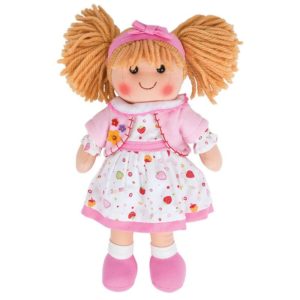 Детска голяма мека кукла Кели Bigjigs - 34 cm BJD013 1