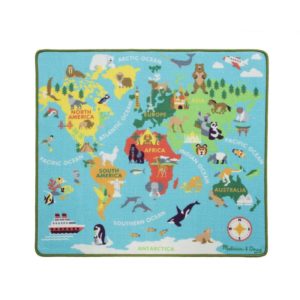 Детско килимче за игра карта на Света Melissa & Doug 15194 1