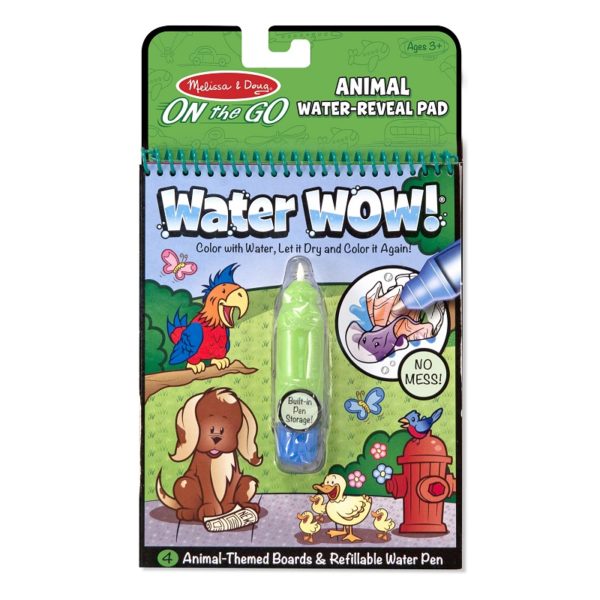 Книжка за оцветяване с вода животни Melissa & Doug 15376 1