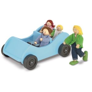 Детска дървена кола с куклички Melissa & Doug 12463 (1)