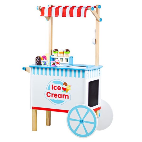 Детска дървена количка за сладолед BigJigs BJ409 (1)