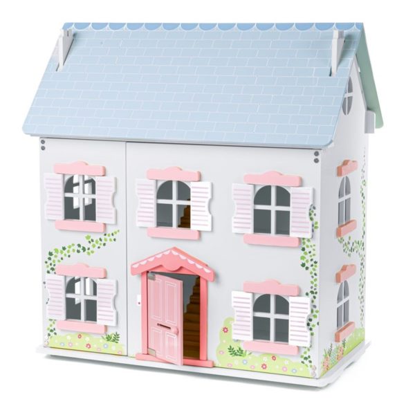 Детска дървена куклена къща Къщата с бръшляна BigJigs T0520 (1)