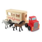 Детски дървен камион с кончета Melissa & Doug 14097 (1)