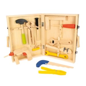Детски дървен куфар с инструменти BigJigs BJ245