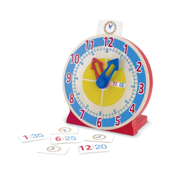 Детски образователен дървен часовник Завърти и кажи Melissa & Doug 14284 (1)