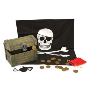 Дървен пиратски сандък със съкровища Melissa & Doug 12576 (1)
