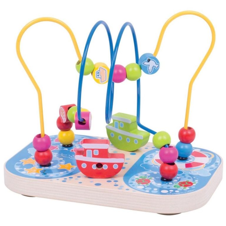 Дървена играчка лабиринт Море Bigjigs BB127