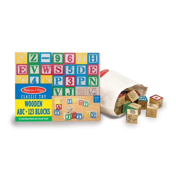 Дървени кубчета с английската азбука и цифри Melissa & Doug 11900 (1)