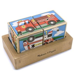 Дървени музикални кубчета Превозни средства Melissa & Doug 11272 (1)