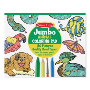 Книжка за оцветяване Джъмбо Животни Melissa & Doug 14200 (1)