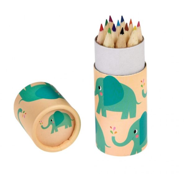 Цветни моливи в кутия Слончето Елвис Rex London 27581 (1)