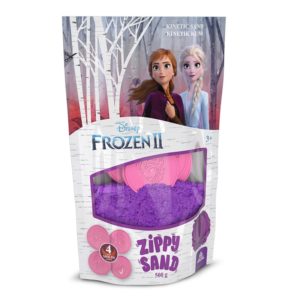 Frozen 2 лилав кинетичен пясък 500 грама с 4 броя лицензирани печата ZKS 500-03