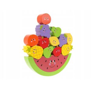 Детска дървена игра за балансиране на плодове KRU11224 (1)
