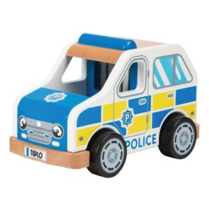 Детска дървена играчка полицейска кола BigJigs T0508 1