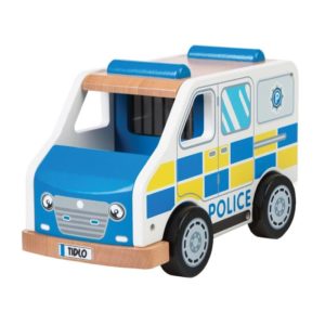 Детска дървена играчка полицейски ван BigJigs T0509 1