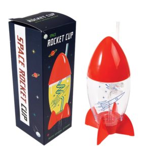 Детска пластмасова чаша със сламка Космос Rex London 28567 (1)