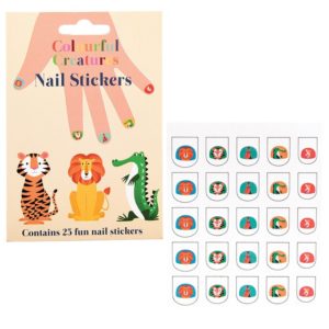 Детски стикери за нокти Цветни създания Rex London 28339 (1)