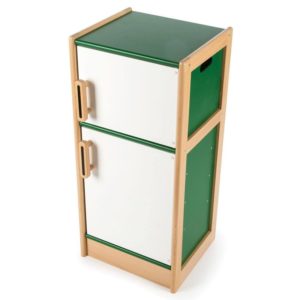 Дървен хладилник за детска кухня Зелен BigJigs T0160