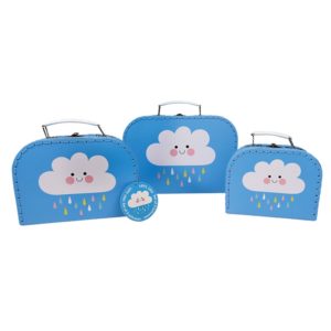 Три куфарчета за съхранение - Щастливият дъждовен облак 28043 (1)