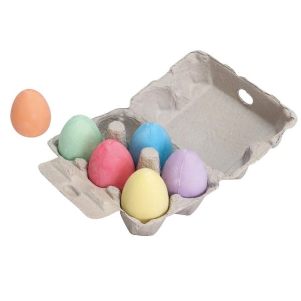 Комплект цветни яйца от тебешир Bigjigs 1