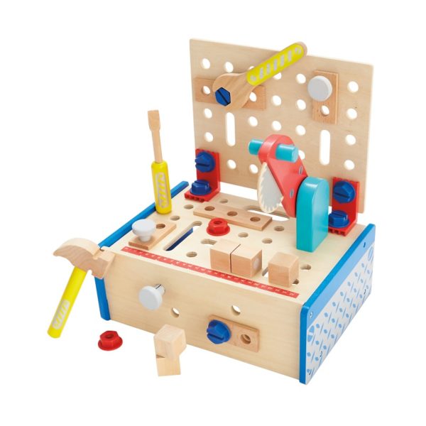 Детска дървена маса с циркуляр и инструменти Acool Toy ACT52