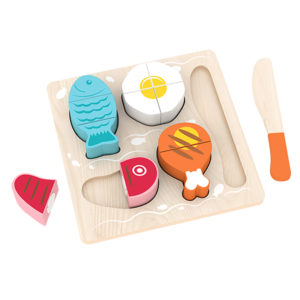 Детски комплект дървени храни за рязане Acool Toy ACT127