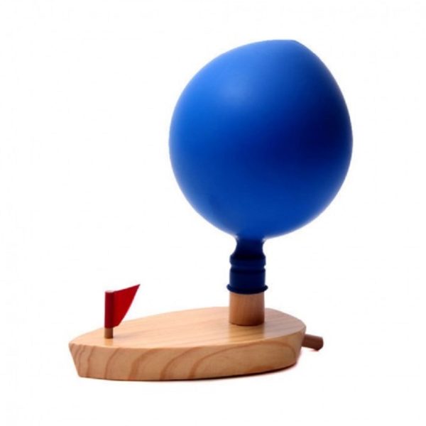 Дървена детска лодка с балон и коминче Acool Toy ACT93