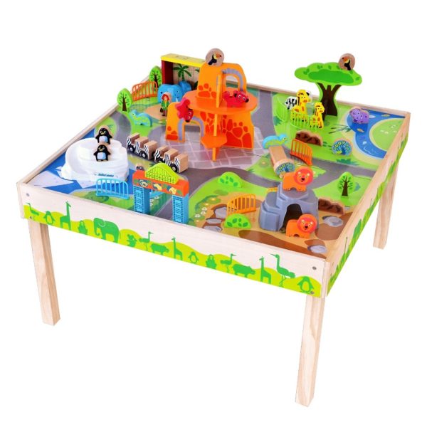Дървена маса за игра зоологическа градина Acool Toy ACT65