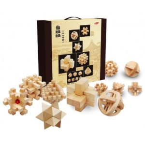 Дървени 3D пъзели комплект от 13 броя Acool Toy ACT38