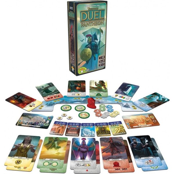 7 Wonders Duel Pantheon Expansion - настолна игра с карти