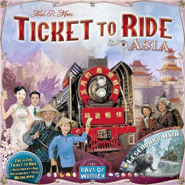 Ticket to Ride Asia - настолна семейна игра с карти