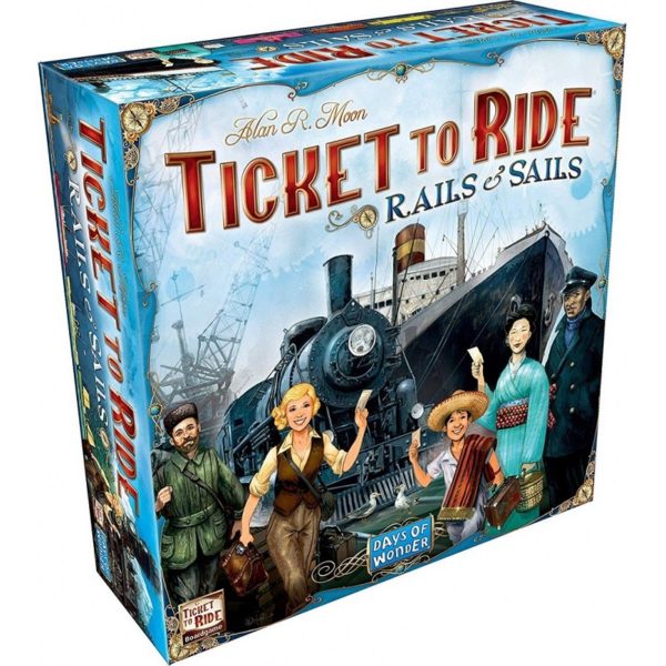 Ticket to Ride Rails and Sails - настолна игра с карти