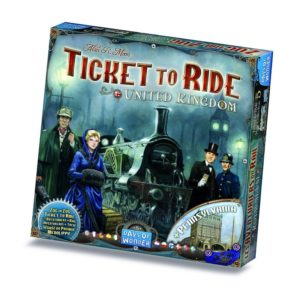 Ticket to Ride United Kingdom - настолна игра с карти