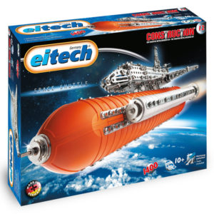 Метален конструктор Eitech - Космическа совалка DELUX, 3 модела