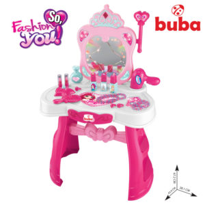 Детска тоалетка Buba Princess комплект - Розова