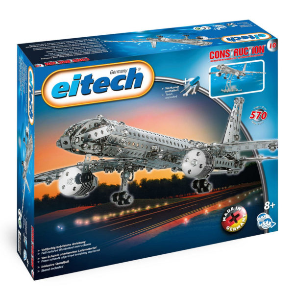 Метален конструктор Eitech - Самолет за сглобяване