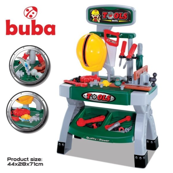 Детски комплект с инструменти с маса Buba Tools
