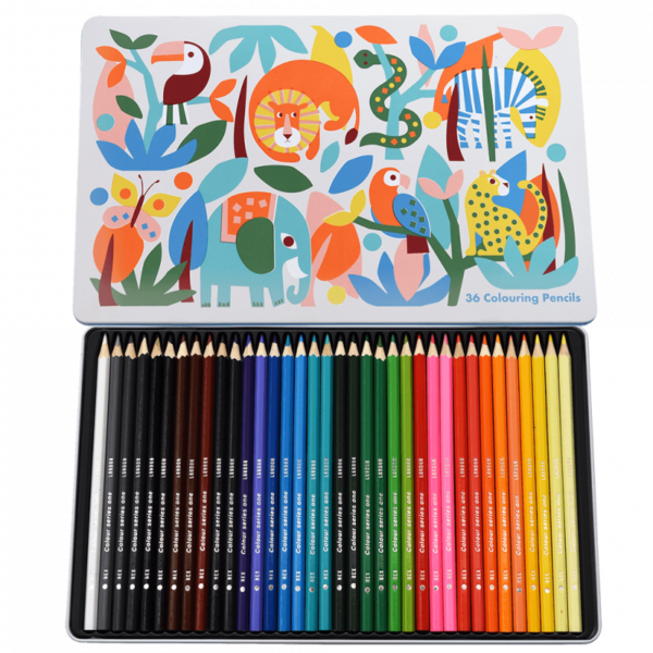 Детски моливи - Диви чудеса 36 цвята Rex London MT29275