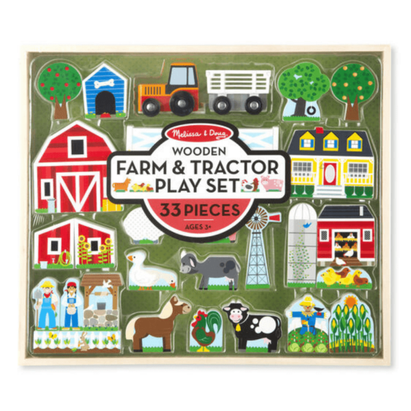 Дървен комплект за игра - Създай ферма Melissa & Doug MT14800