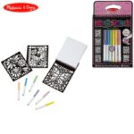 Книжка с магическо оцветяване за път - Пеперуди Melissa & Doug MT15394