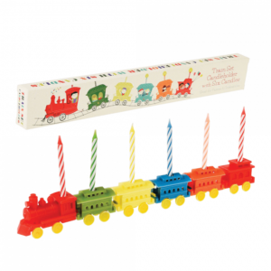 Комплект от 6 свещника със свещи - Парти влак Rex London MT25946
