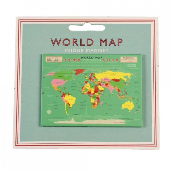 Магнит за хладилник - Карта на света Rex London MT29255