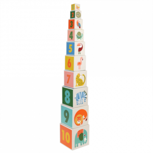 Образователни картонени кубчета - Диви чудеса Rex London MT29264