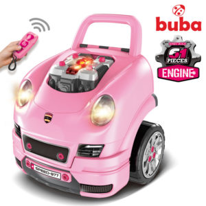 Детски интерактивен автомобил/игра Buba Motor Sport - розов