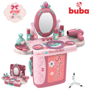 Тоалетка за деца Buba Beauty - Розова