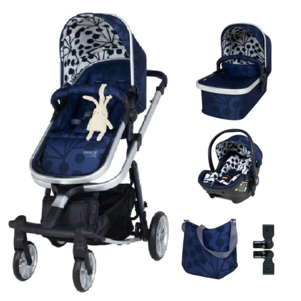 Комбинирана бебешка количка в синьо 3в1 Cosatto Giggle Quad 3