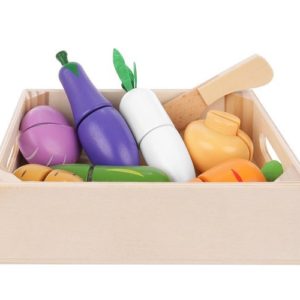 Играчки дървени зеленчуци за рязане