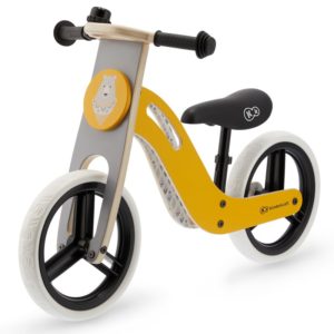 Детско колело за баланс в жълто KinderKraft UNIQ Honey