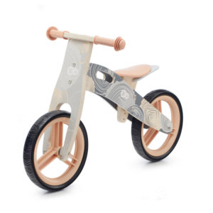 Дървено колело за балансиране в сиво KinderKraft Runner 2021