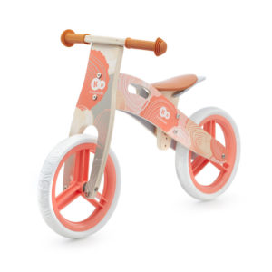 Дървено колело за балансиране в червено KinderKraft Runner